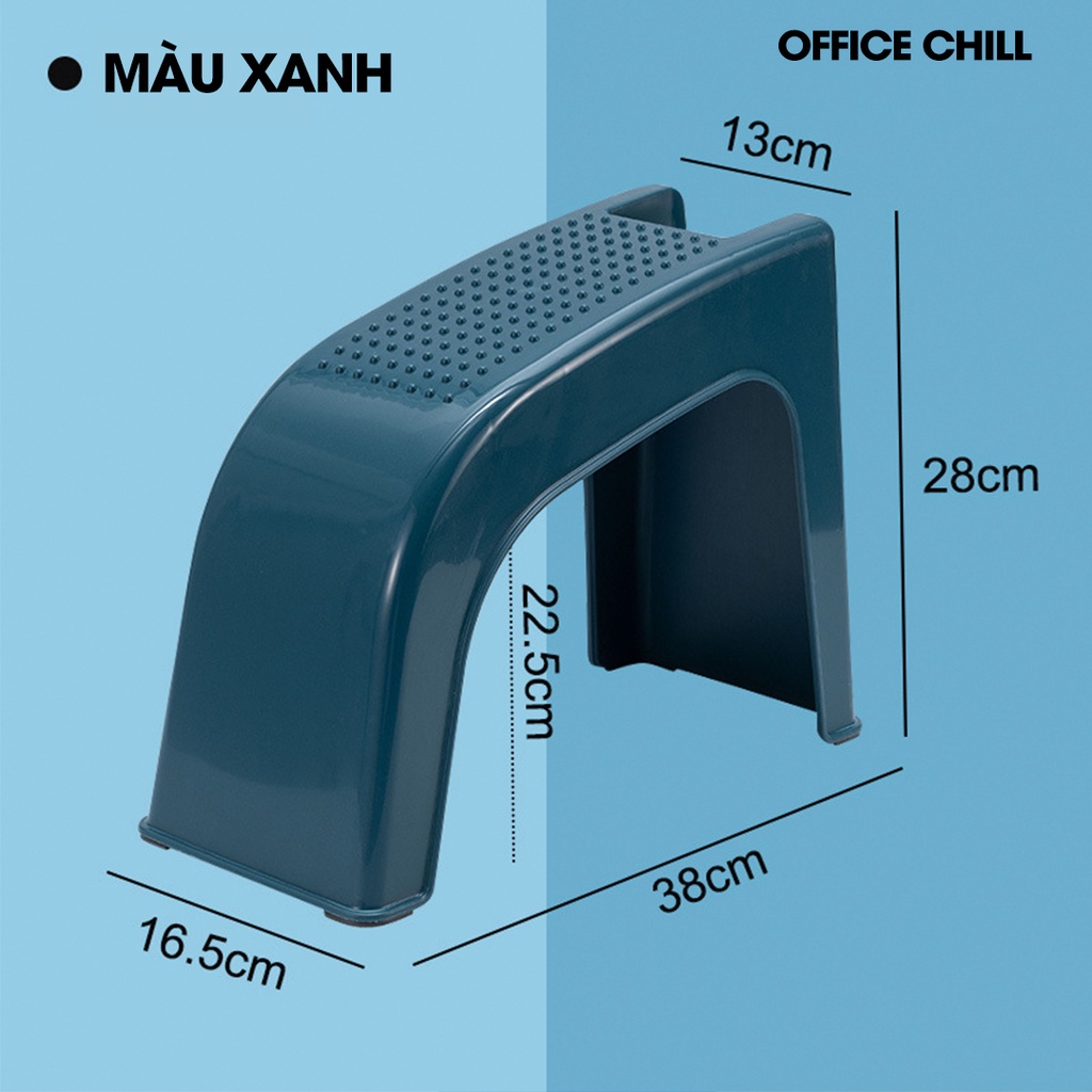 Ghế Gác Chân Làm Nail Dụng Cụ Chăm Sóc Kê Chân Làm Móng Ghế Kê Chân Nail Nhựa Cứng Office Chill Hot Bán Chạy