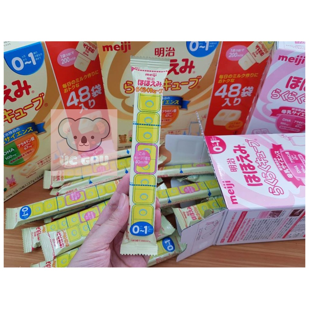 [ TÁCH LẺ ] Sữa Meiji Thanh nội địa Nhật Date 2022