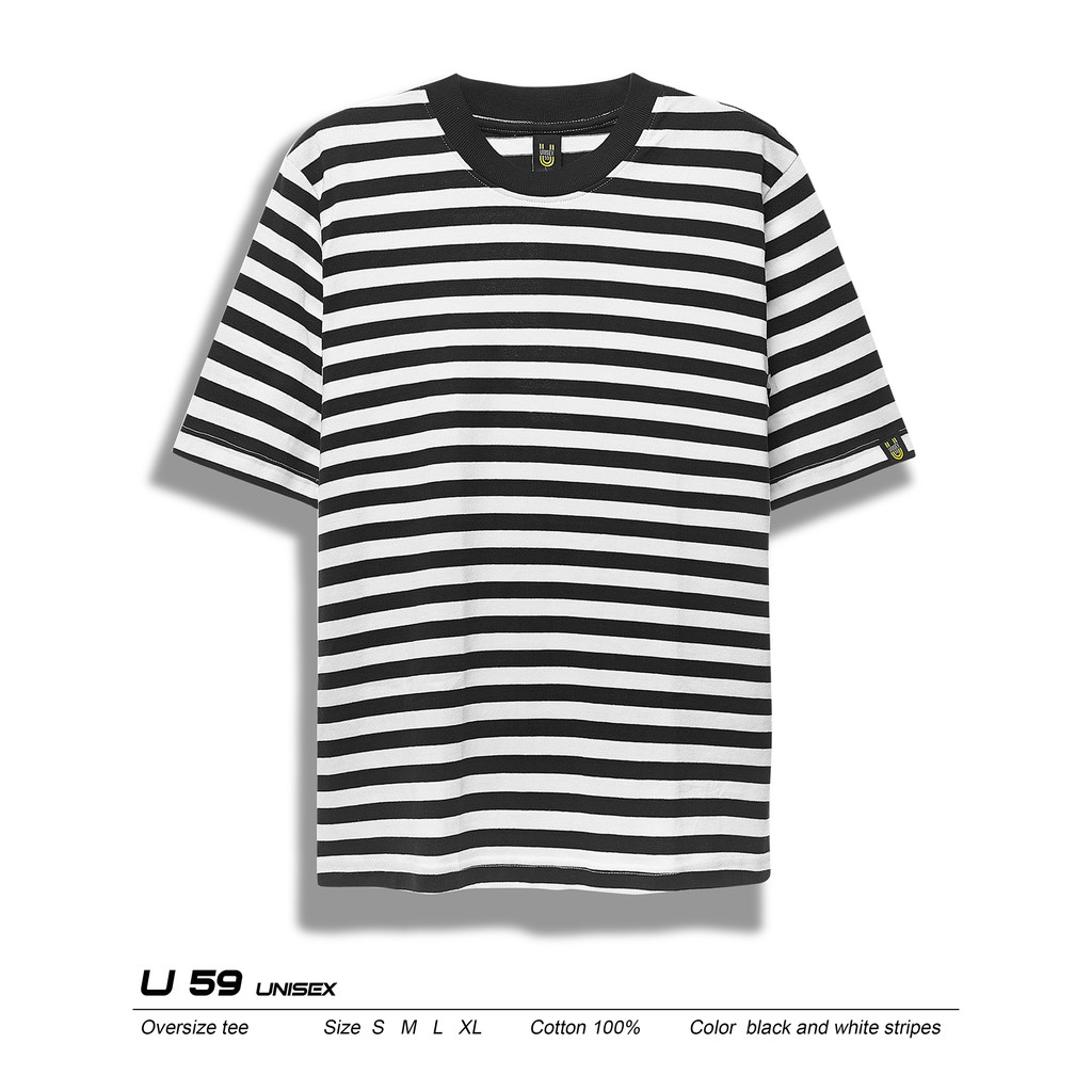 ÁO THUN SỌC FROM RỘNG  UNISEX, COTTON 100% DẦY