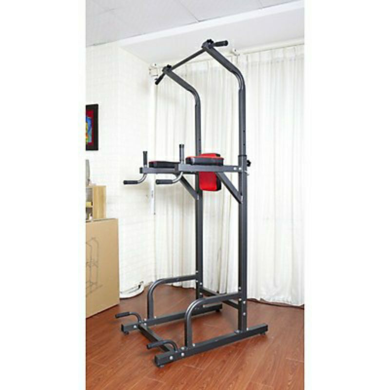 Ghế tập tạ đa năng xà đơn xà kép Hoàng Đức Sport kèm đòn tạ dài 1.5m.50kg tạ gang xuki 0968417433