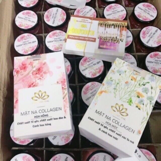 Mặt nạ yến tươi Collagen Ướp hoa sáng da 100ml