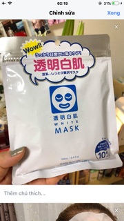 Giá 280k / Mặt nạ trắng da White Mask 🎉