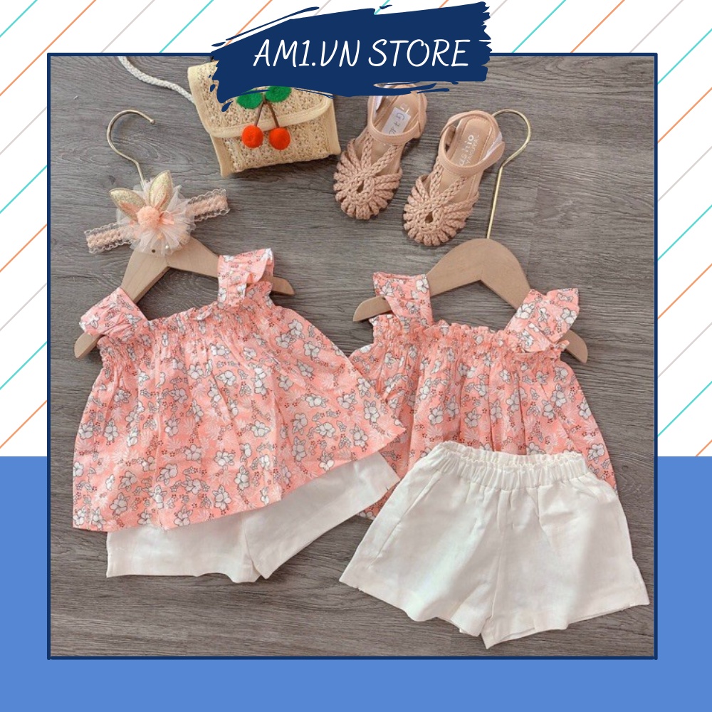 Đồ bộ bé gái quần áo cánh tiên xinh xắn AM725 TTR256