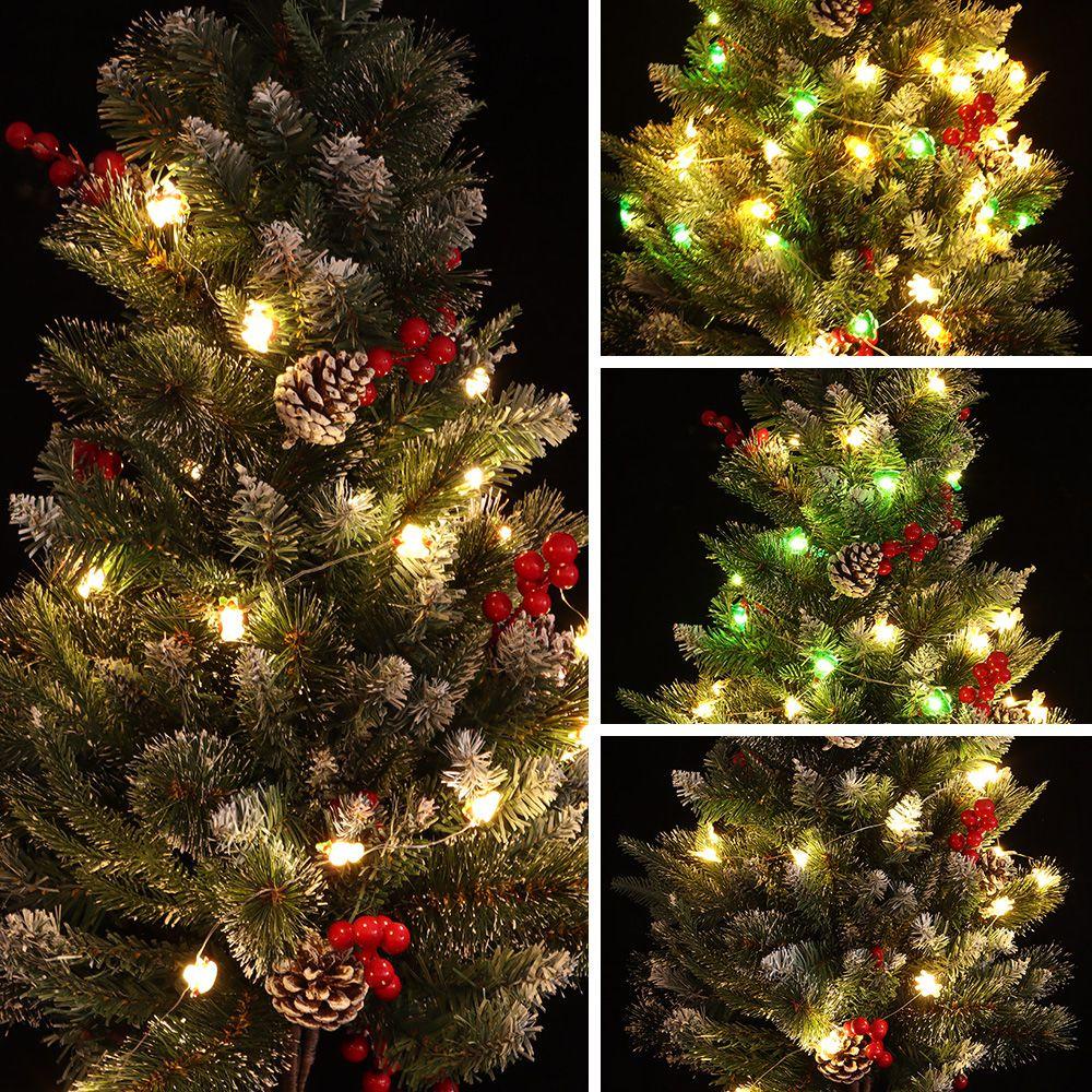 GOGOUP 2m Dây Đèn LED 20 Bóng Trang Trí Cây Thông Noel