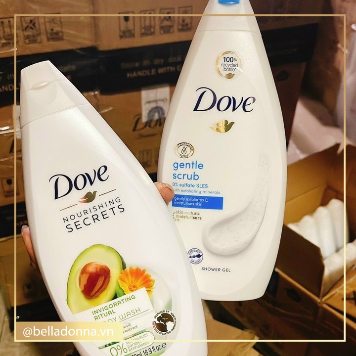 [7 Phân Loại] Sữa Tắm Dưỡng Và Chăm Sóc Da Toàn Diện Dove Body Wash 500ml