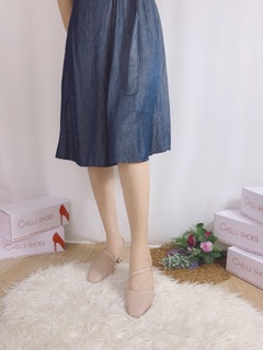 Sandal bít mũi 5cm - 2015