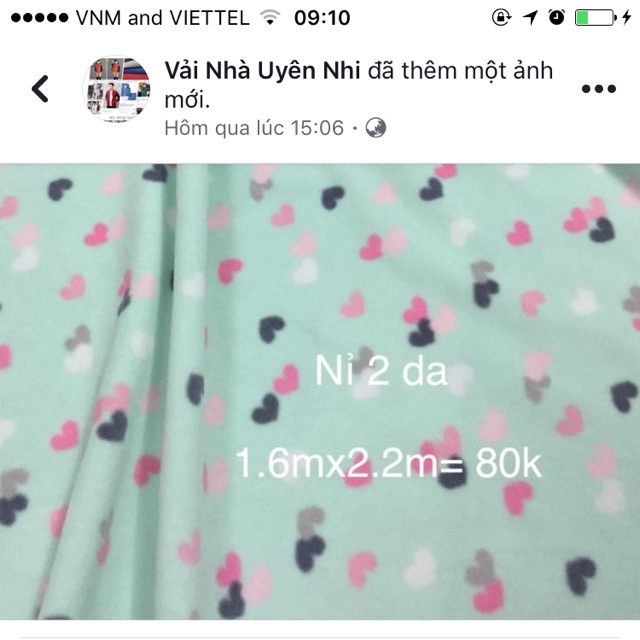 Combo vải nỉ tieu bach long