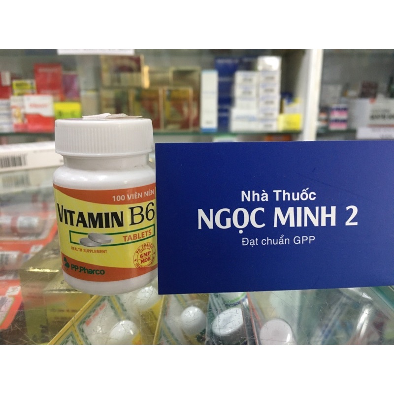 ✅ [Chính Hãng] Vitamin B6 thực phẩm hỗ trợ sức khoẻ bổ sung vitamin b6