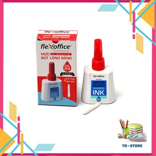 Mực bút lông bảng FlexOffice FO-WBI02 – 25ml (Xanh/ Đỏ/ Đen)