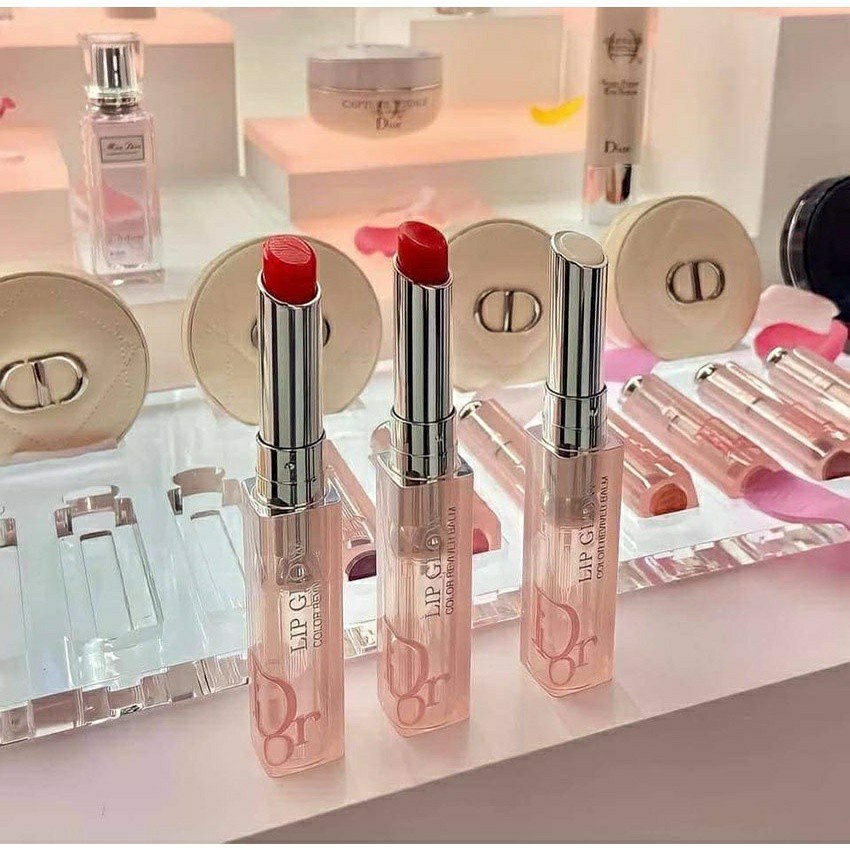 Son Dưỡng Dior 007 ,Chạm Đầu Hoặc Loang Màu,Màu Hồng Tím,Dòng Son Dưỡng Cao Cấp,Sang Trọng,Nữ Tính.Tặng Kèm Túi
