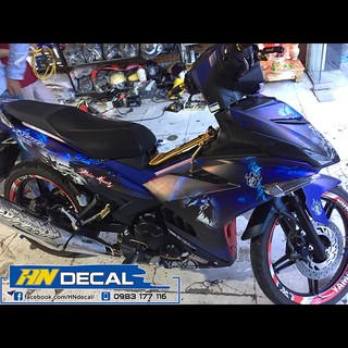 Tem Trùm Exciter 150 Xanh Đen Ichigo