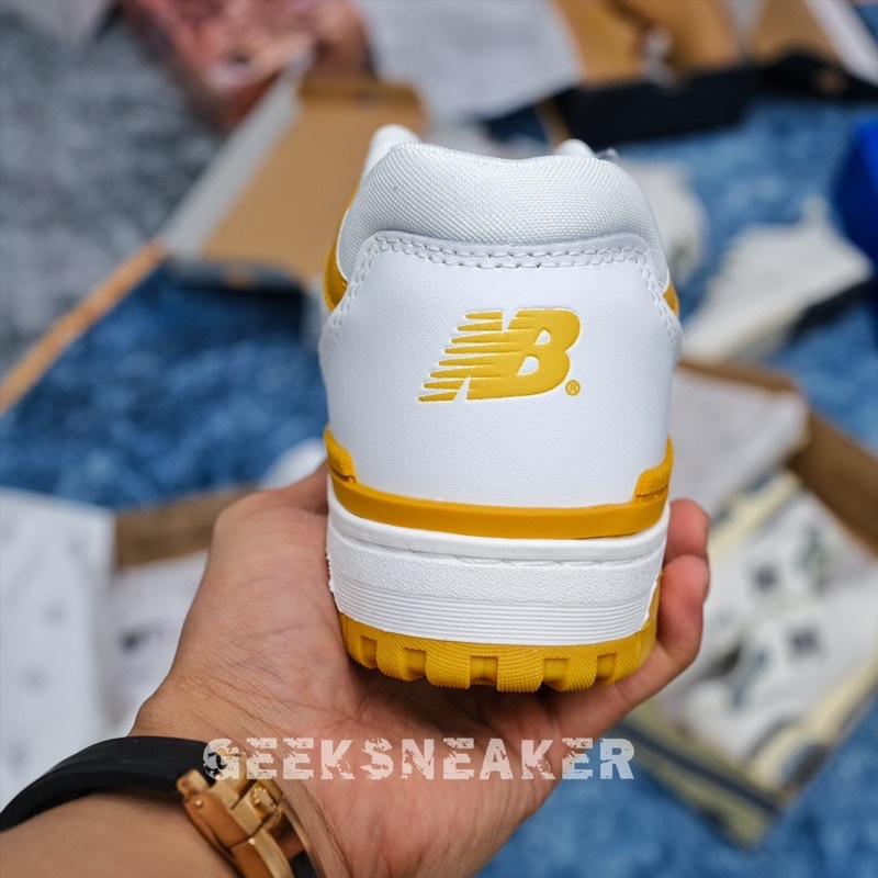 [GeekSneaker] Giày NB New Balance 550 Varsity Gold | NB550 Vàng Trắng