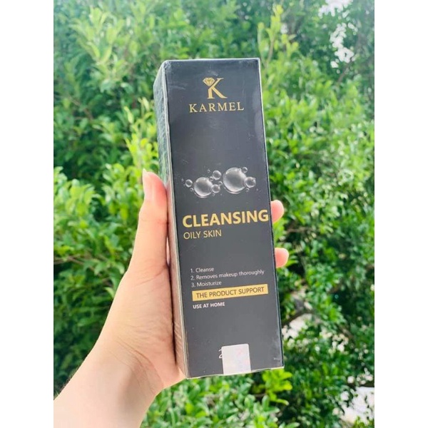 tẩy trang da dầu karmel