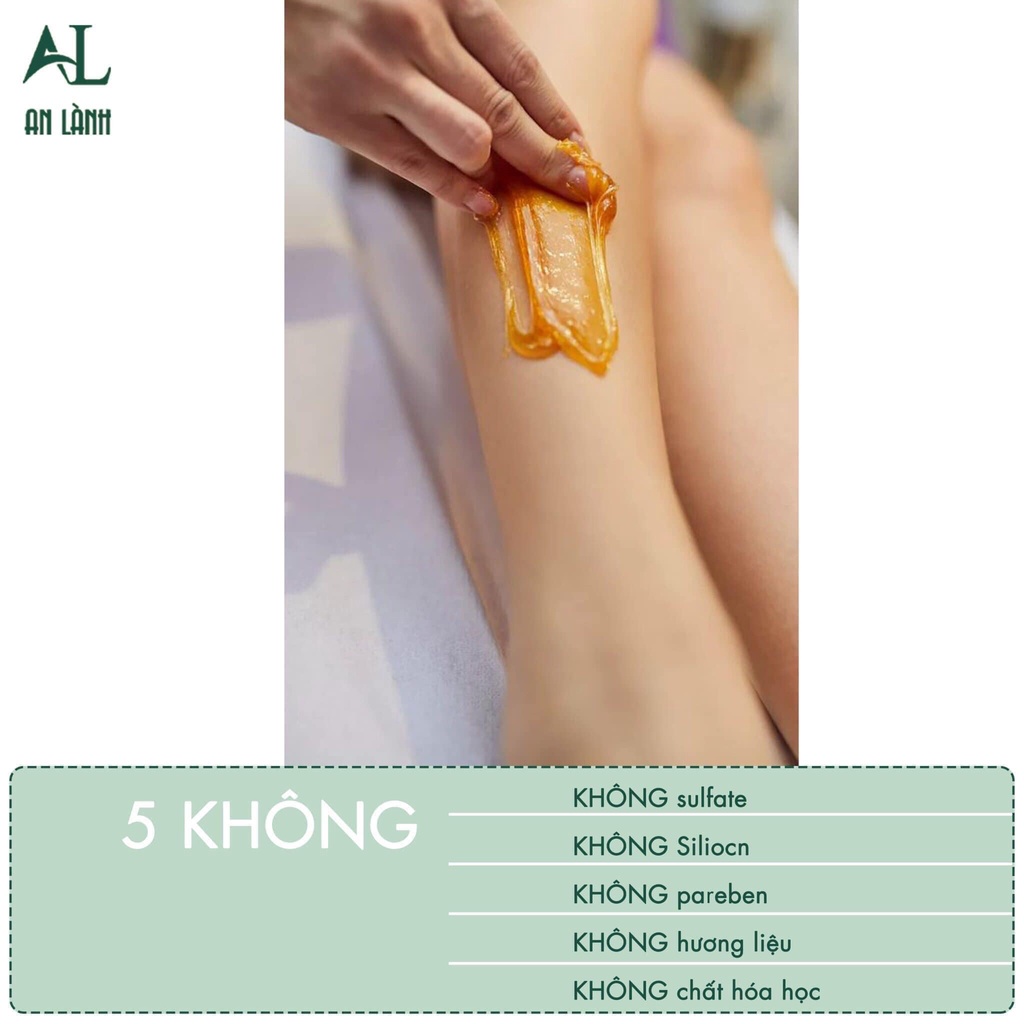 Wax Lông + Mỡ Trăn Triệt Lông An Lành (Wax+Mỡ trăn+Tinh Dầu Dược Liệu+1Set Giấy và 2Que)