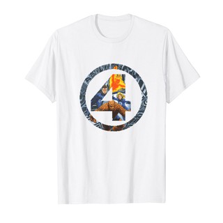 Áo Thun In Hình -Marvel Fantastic Four Super Heroes 4 Logo Mugdesign-HT60-2020-311
