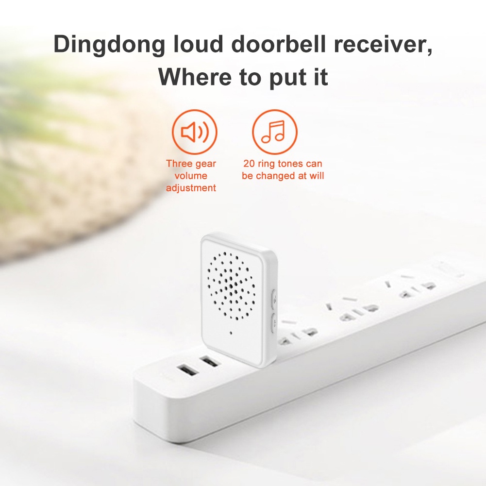 Tuya Chuông Cửa Không Dây Wifi Camera Điện Thoại Thông Minh Liên Lạc Nội Bộ Chạy Bằng Pin Chống Nước Tương Thích Với Gia Đình Tuya