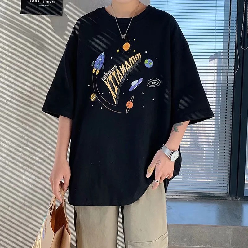 Áo Thun Tay Ngắn Phong Cách Thời Trang Dành Cho Nam Size M-3XL | BigBuy360 - bigbuy360.vn