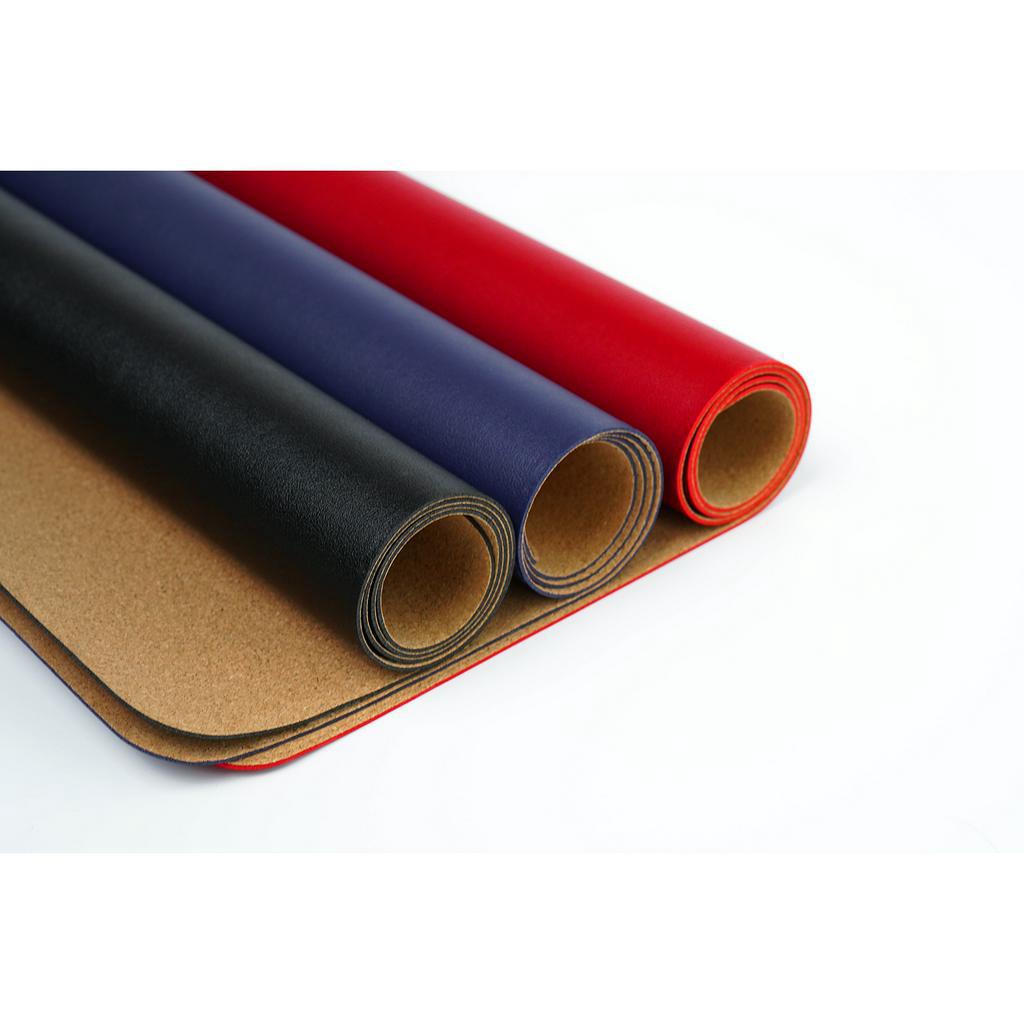Lót Chuột Bản Lớn Chất Liệu Giả Da PU/Gỗ Sồi Ép Cao Cấp HyperWork Mousepad - Bảo Vệ Lăn Chuột