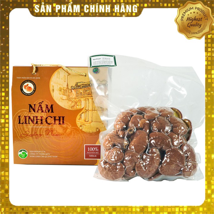 {chính hãng công ty} 1kg Nấm Linh Chi Trồng Quảng Nam