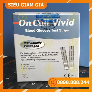 QUE THỬ ĐƯỜNG HUYẾT ON CALL VIVID