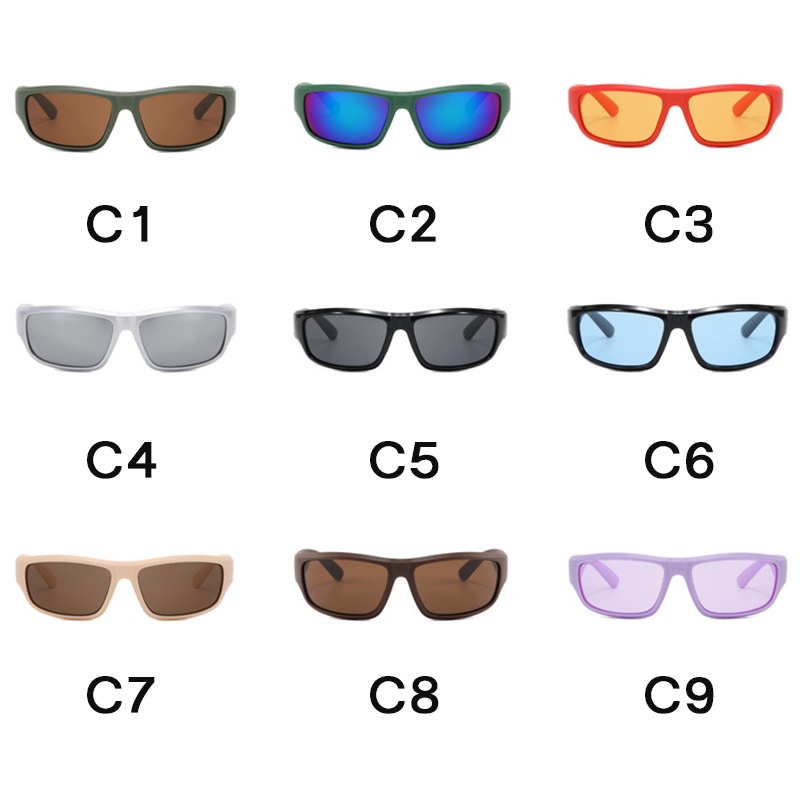 Kính Mát Y2K Nhiều Màu Sắc Thời Trang Phong Cách Retro