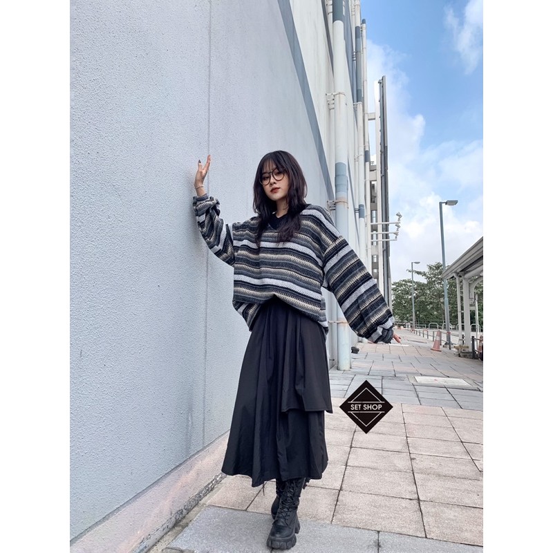 Áo len hoạ tiết vintage | BigBuy360 - bigbuy360.vn