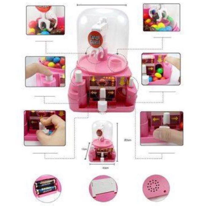 Bộ đồ chơi gắp bóng candy crane quà tặng cho bé trẻ em