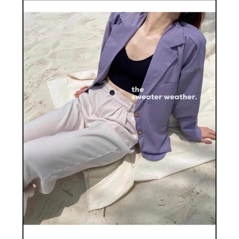 Áo Khoác Vest Form Rộng Nữ 🌸 kiểu dáng ulzzang hàn quốc SIÊU Hot | BigBuy360 - bigbuy360.vn