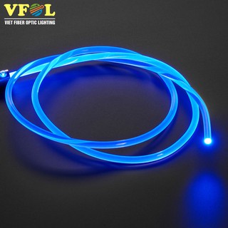 Sợi quang phát cạnh (sợi quang sáng thân) đường kính 3mm chất liệu Polymer - Đèn viền nội thất ô tô; đèn nghệ thuật
