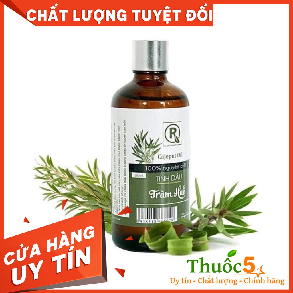 [Giá Gốc] Tinh Dầu Tràm Huế Cajepuno Chai Tròn 50ml - Chiết Xuất Tự Nhiên, An Toàn Khi Sử Dụng