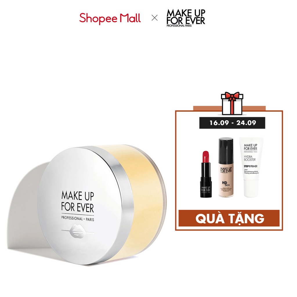 Phấn phủ Make Up For Ever Ultra HD Setting Powder 15.5G 2021 - Nhập khẩu độc quyền từ Pháp
