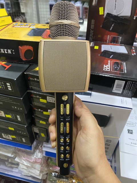 Mic hát karaoke kèm loa bluetooth YS 92 -HOT NHẤT 2019- KHÔNG HAY HOÀN TIỀN