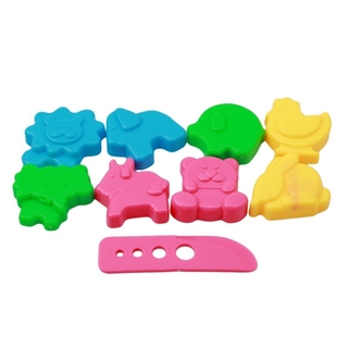 Set 9 khuôn nặn đất sét nhiều màu cho bé