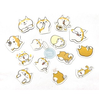 10 Stickers Chú Cún Shiba Nhật Bản