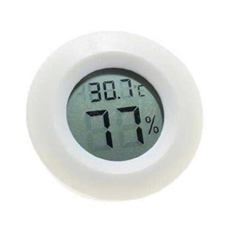 Round Embedded Digital Thermometer Hygrometer ℃/℉ Electronic Temperature and Humidity Meter