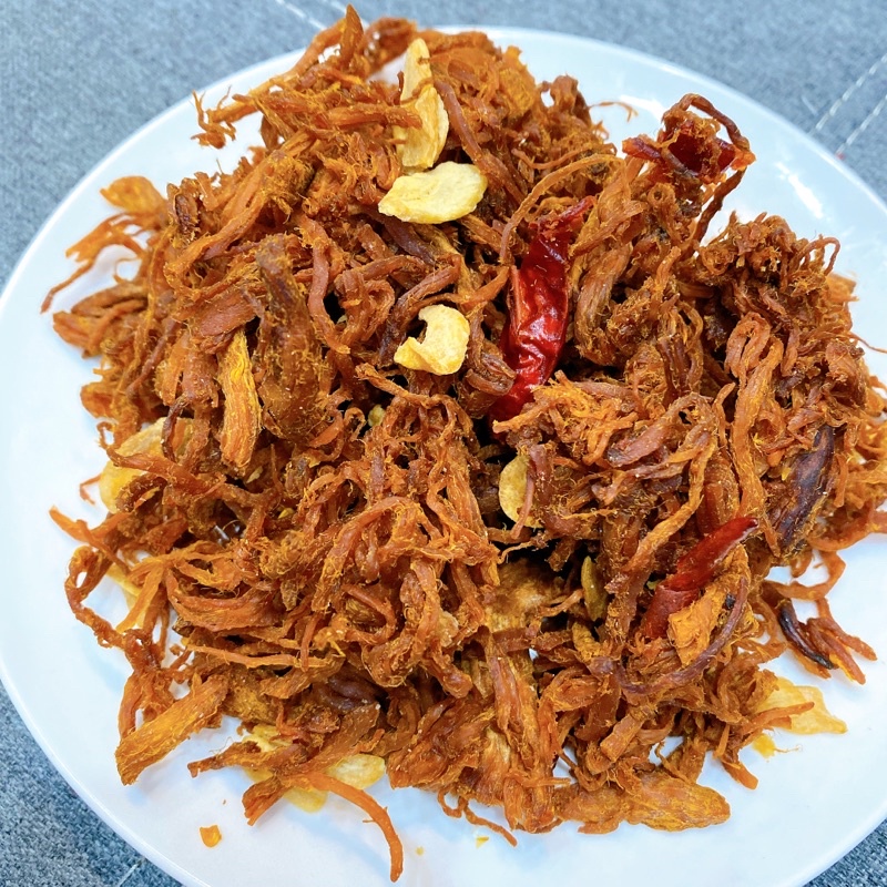 Khô heo cháy tỏi 350g Gấu ăn vặt đồng nai, vị siêu ngon ăn siêu đã - HSD 3 tháng | BigBuy360 - bigbuy360.vn