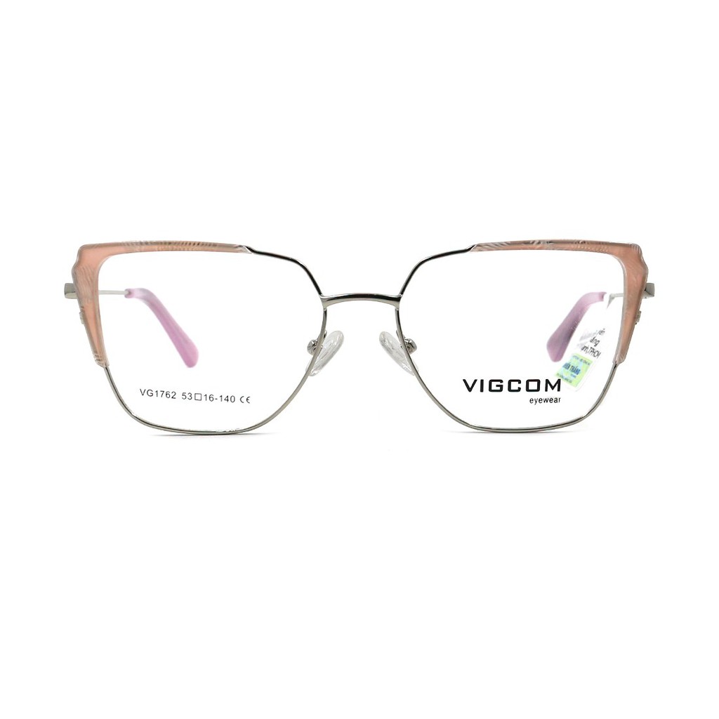 (Hàng chính hãng) Gọng kính nam nữ Vigcom VG1762 màu sắc thời trang