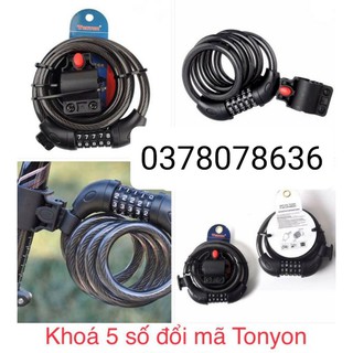 Khóa số xịn tonyon treo cọc yên xe đạp