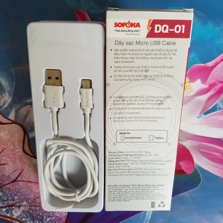 Cáp sạc Iphone và Android chính hãng Sopoka