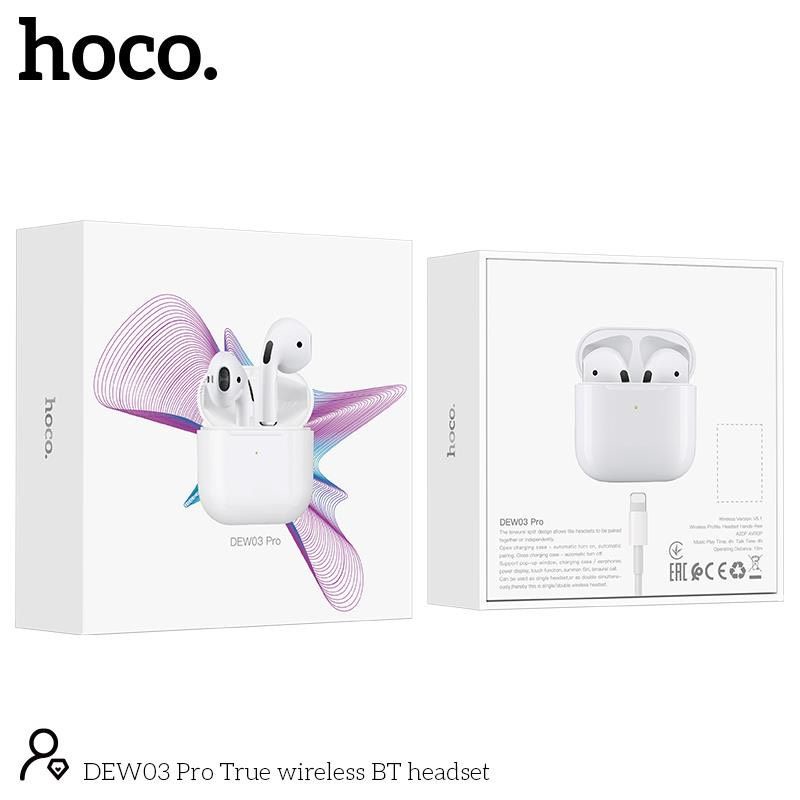 Tai Nghe Bluetooth Hoco EW03/DEW03PRO. Chống ồn,Cảm Biến,Định vị, Đổi Tên.Dùng Cho IOS và Androi.6789