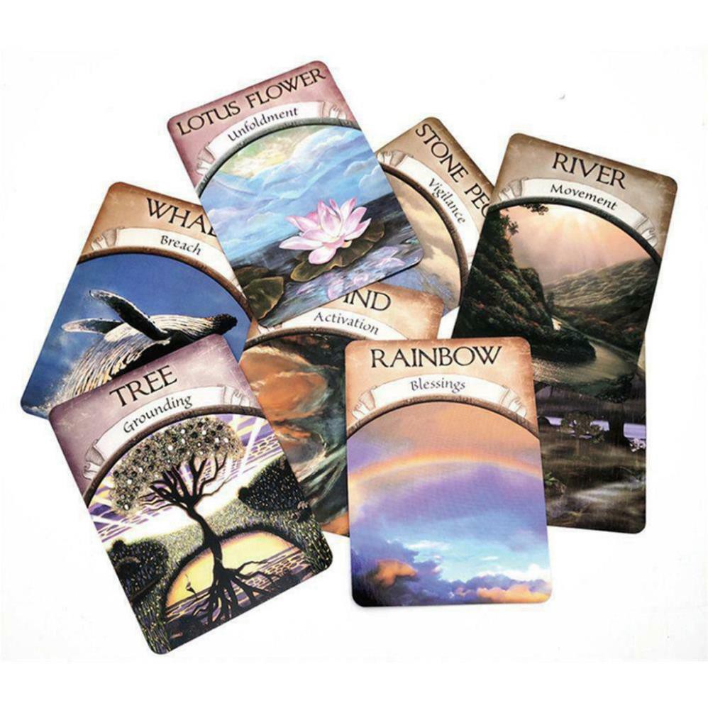 [Freeship toàn quốc]  Bài Tarot Earth Magic Oracle H6 Cards Bói Cao Cấp