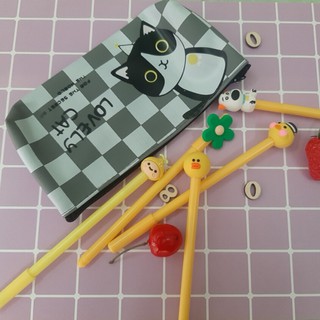 [SIÊU RẺ] Combo Túi mèo + 5 Bút cute