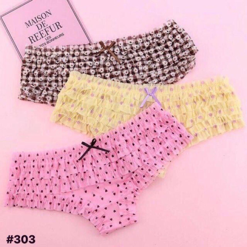 QUẦN LÓT REN BÈO SEXY MS303
