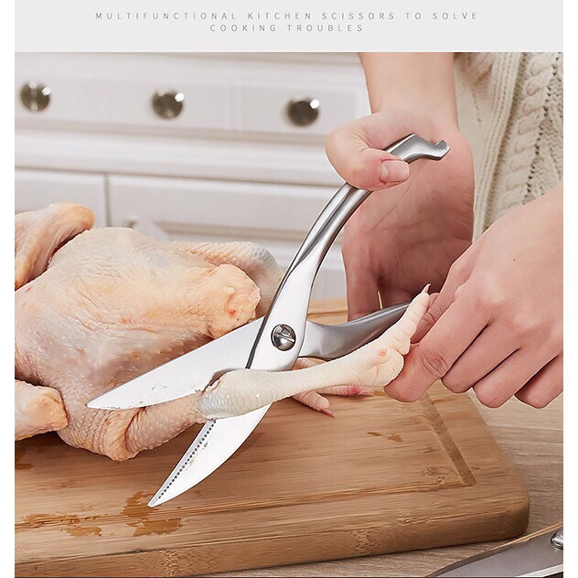 Kéo Cắt Gà Vịt 100% Inox