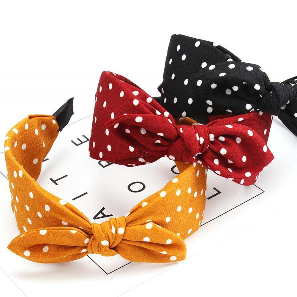 WATTLE Băng Đô Cài Tóc Kiểu Cột Nút Cho Nữ