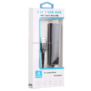 HUB chia USB /Micro USB /Type-C ra 4 cổng USB 2.0 - Bảo hành 12 tháng !!!