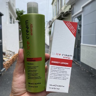 Combo dầu gội và huyết thanh chống rụng kích thích mọc tóc INEBRYA LOTION 250ml/125ml [ Fanola ]