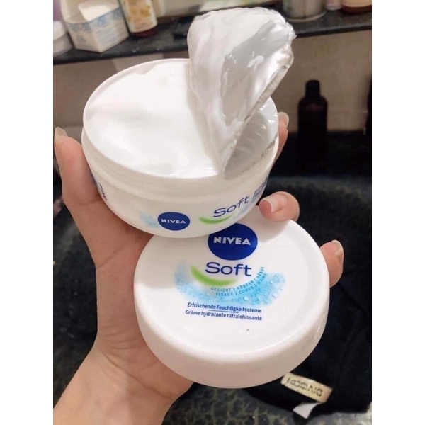 Kem dưỡng ẩm Nivea Soft 200ml Đức chính hãng