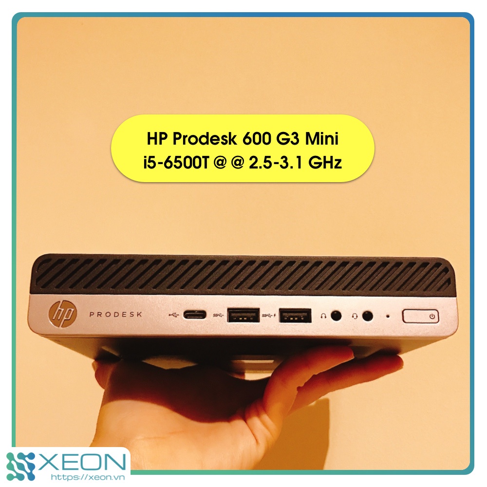 ✔Máy tính để bàn HP Prodesk 600 G3 mini PC core i5-6500T @ 2.5-3.1 GHz | BigBuy360 - bigbuy360.vn