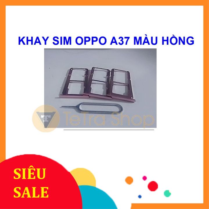KHAY SIM OPPO A37 MÀU HỒNG